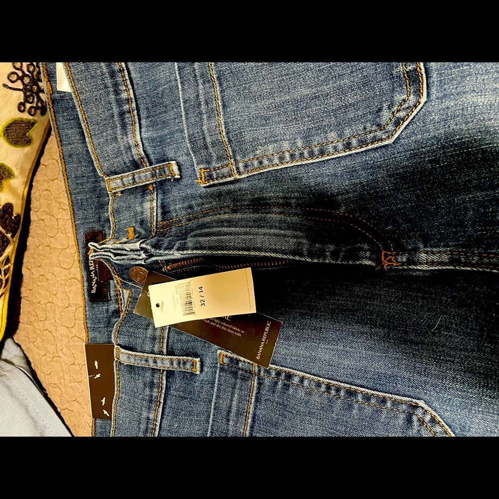 NWT wide leg high rise jeans